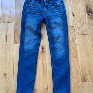 american eagle size 2 midi jeans
